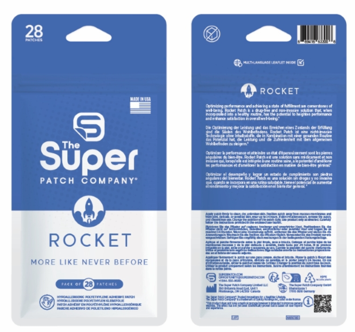 Rocket Super Patch - Pack of 28 Patches