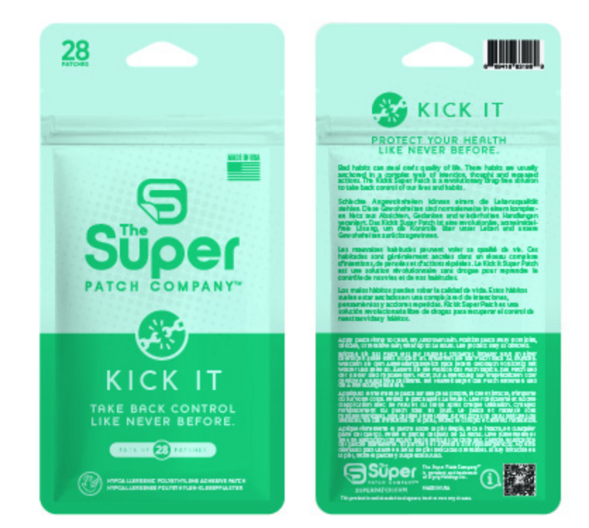 Kick It Super Patch - Pack of 28 Patches