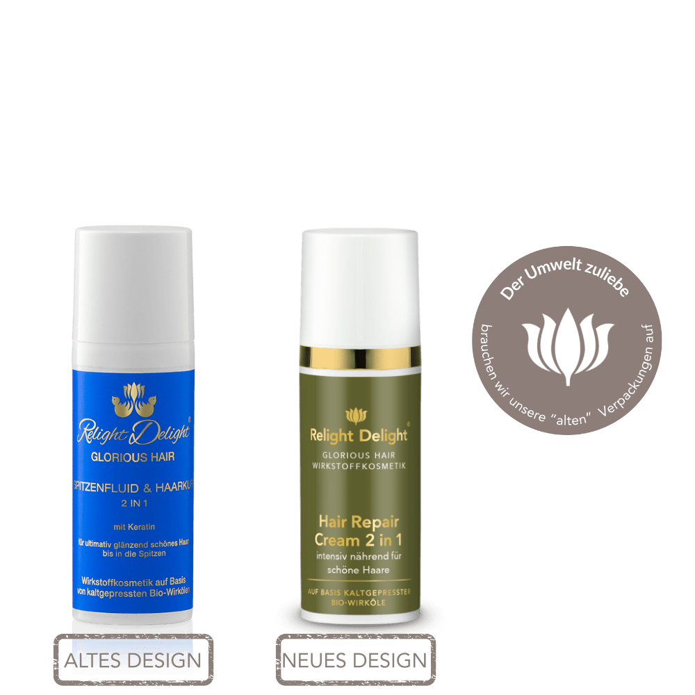 Glorious Hair - Hair Repair Cream 2 in 1 intensiv nährend für schöne Haare bis in die Spitzen