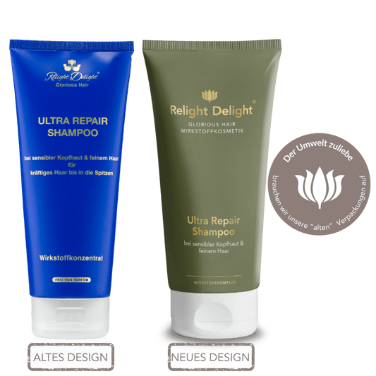 Glorious Hair - Ultra Repair Shampoo - unbeduftet bei sensibler Kopfhaut & feinem Haar