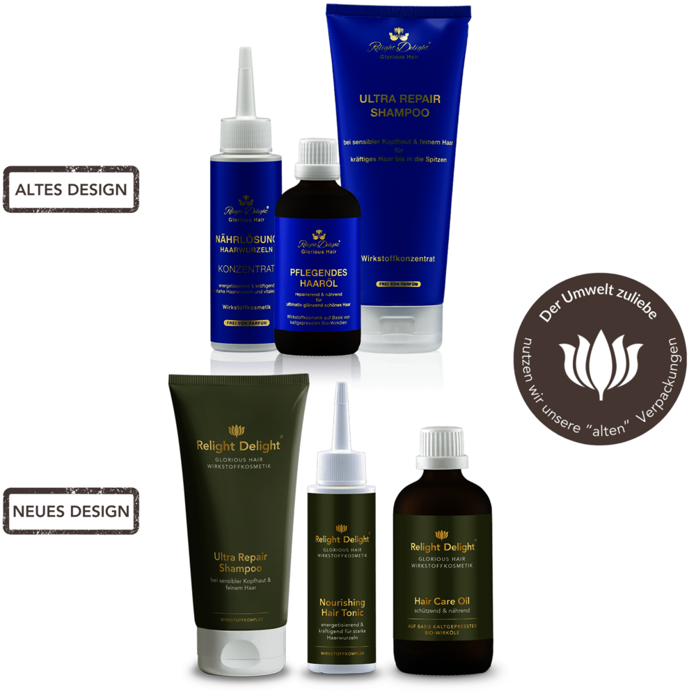 Glorious Hair - Haarpflege-Set - Keratin Power - unbeduftet Keratin Power für kräftiges Haar vom Ansatz bis zu den Spitzen